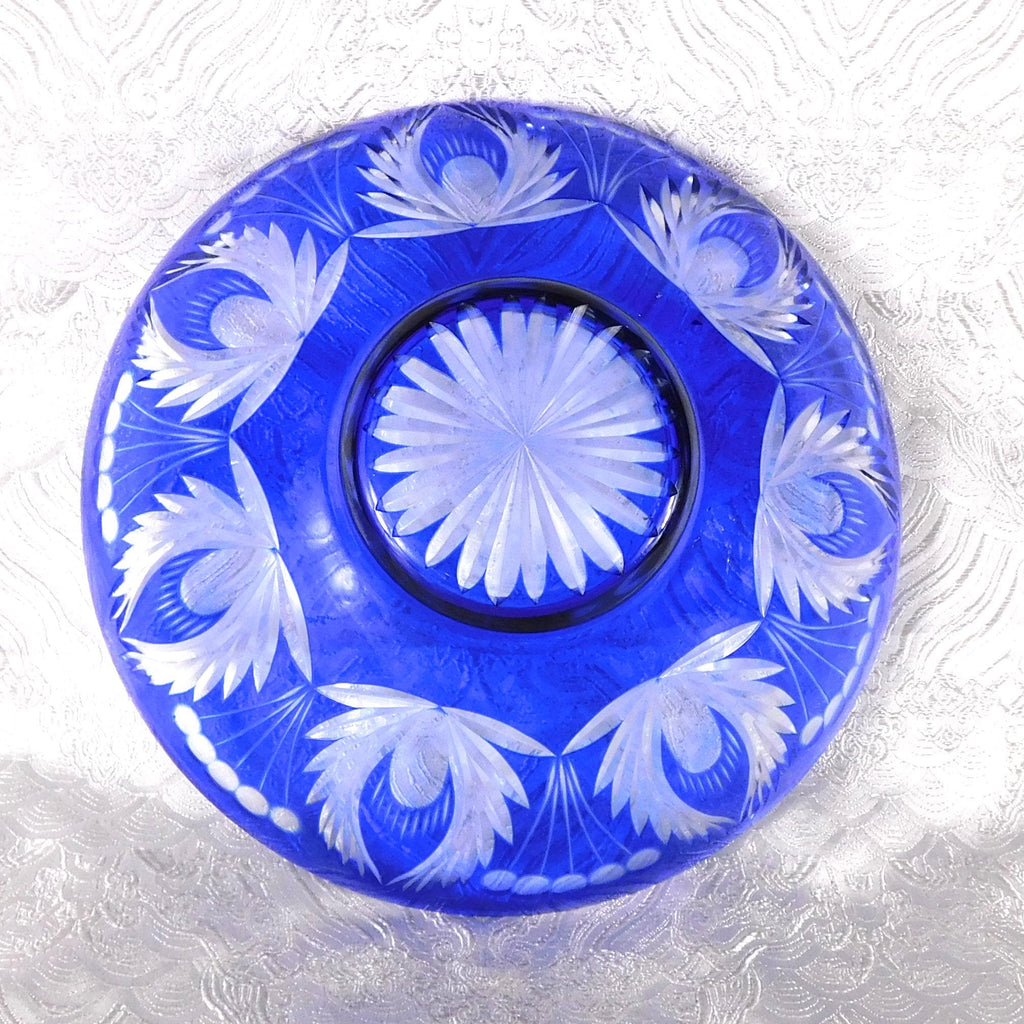 Blue Cut to Clear Bowl # 27380