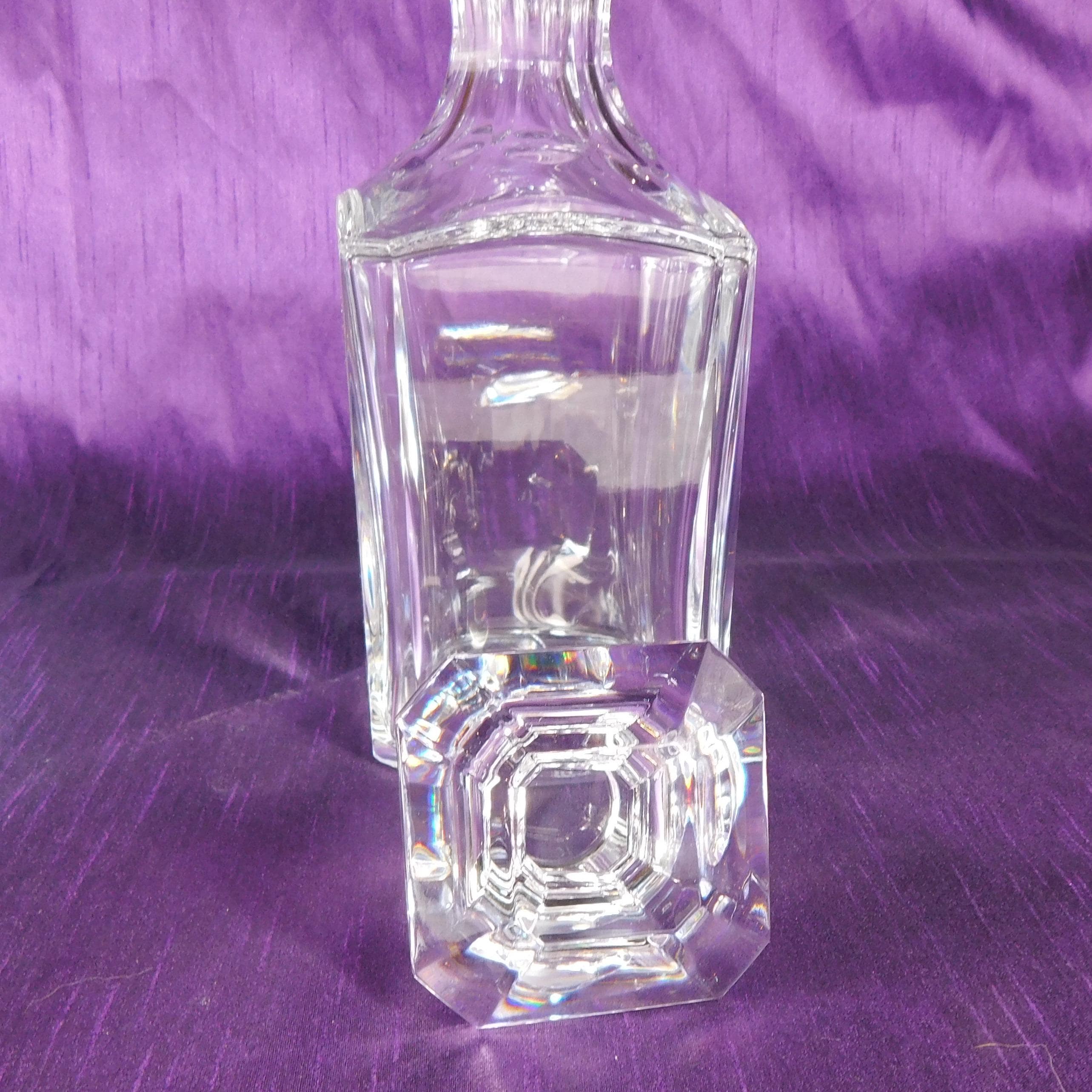 Baccarat Cut Crystal Bourbon Decanter in Perfection # 27525