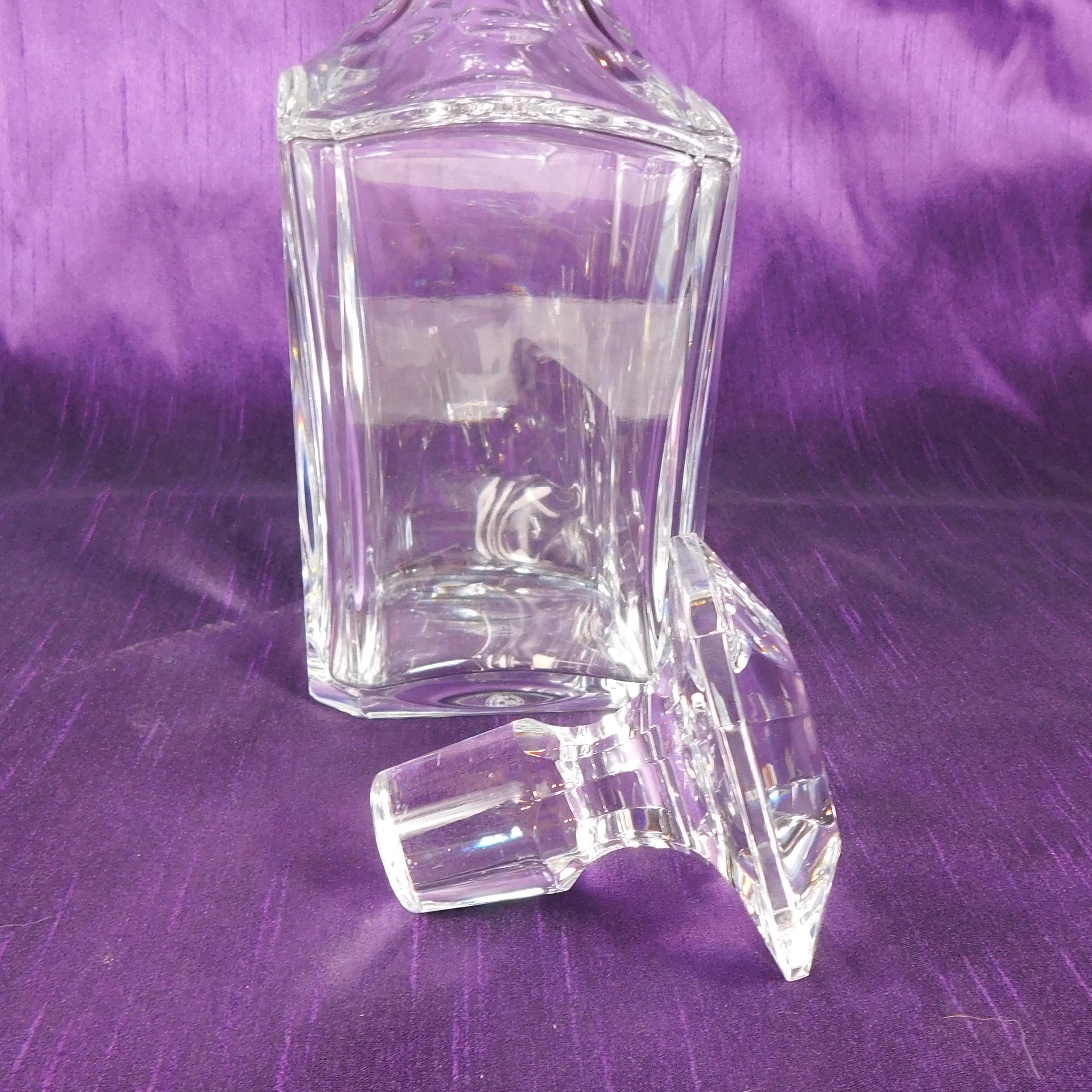 Baccarat Cut Crystal Bourbon Decanter in Perfection # 27525