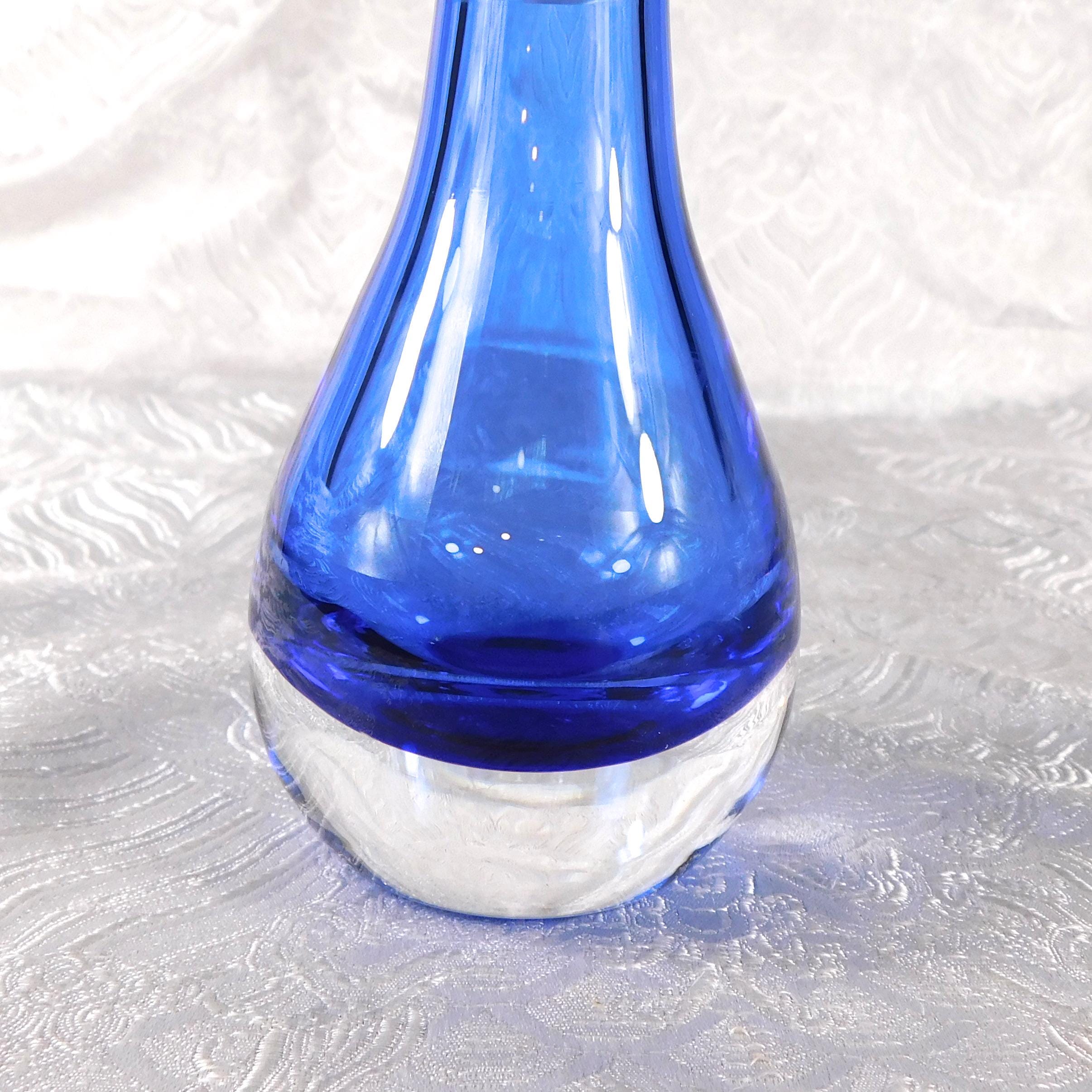 Blue Glass Perfume Bottle # 27505