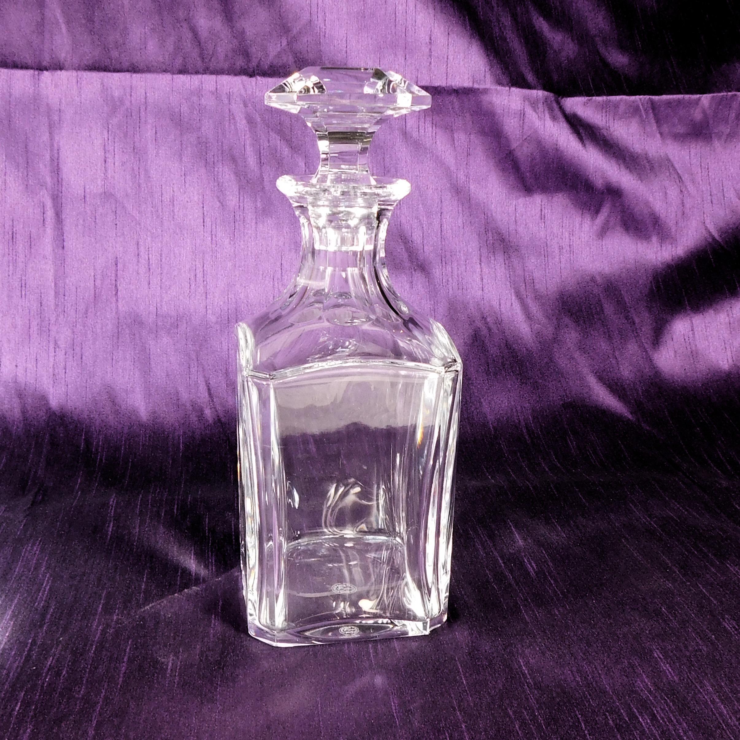 Baccarat Cut Crystal Bourbon Decanter in Perfection # 27525