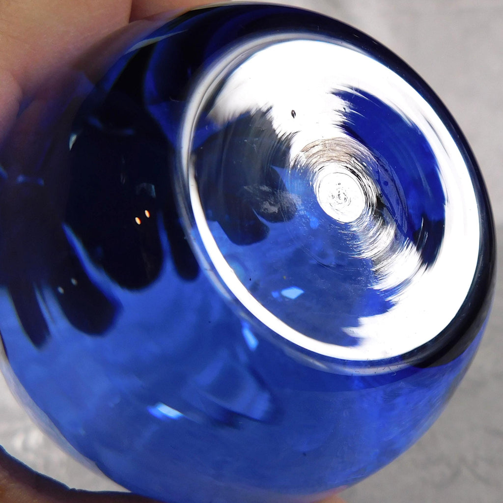 Blue Glass Perfume Bottle # 27505